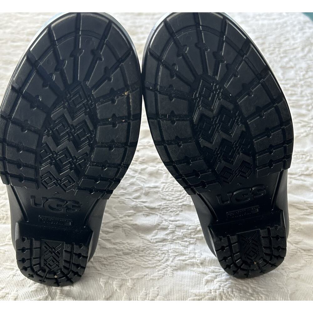 Ugg Women's Sienna Waterproof Rain Boots in Black size 8 - Picture 6 of 8